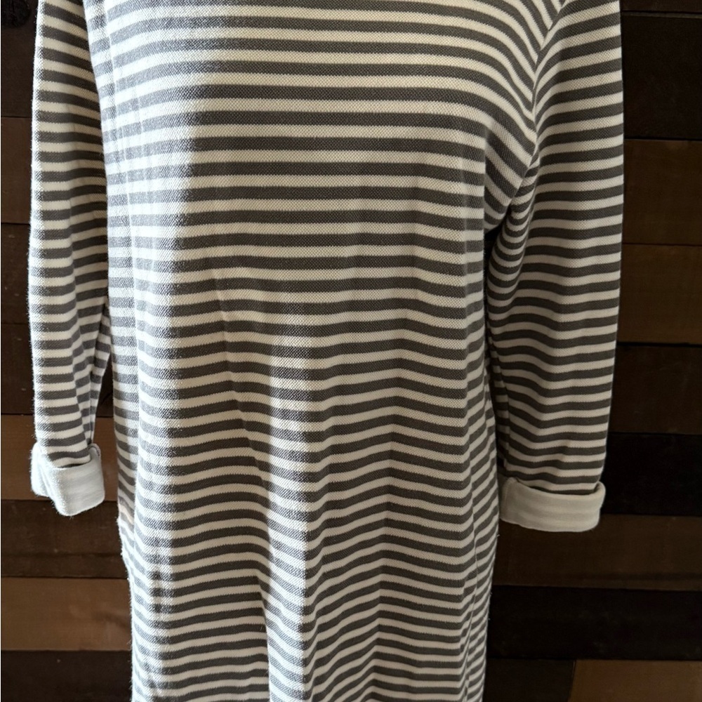 Topshop Striped Long Sleeve dress